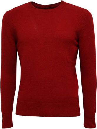 Hosio Iuw 17118M01 Ronde hals trui - Heren - Ronde hals truien - Rood - S - Wol - Truien & Vesten
