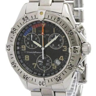 Breitling Pre-owned Transocean A53040.1 Orologio da polso - - Pre-owned - Uomo - Nero - ONE SIZE