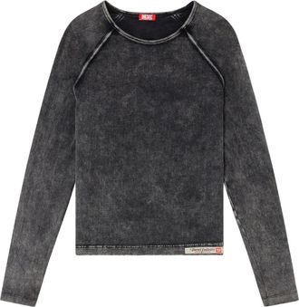 Diesel Top a maniche lunghe - Nero