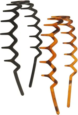 BP. Assorted 2-Pack Claw Headbands in Brown Tort Multi at Nordstrom