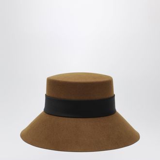 Loro Piana Cappello Viviana marrone in cashmere