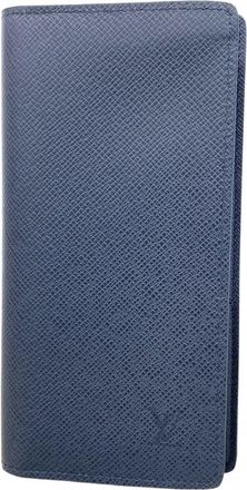 Louis Vuitton Navy Blue Long Wallet (Bi-Fold) (Pre-Owned)