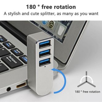 OEM Este Adaptador Multipuerto Compacto Incorpora Un Conector Usb A A Usb C Con Tres Puertos Usb 3.0 Para Una Conexi&oacute;n Instant&aacute;nea Y Funcionalidad Plug-an