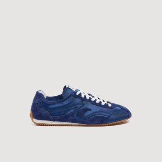 Sandro Mixed material Light Wave trainers