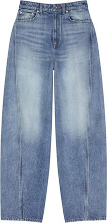 Givenchy Jeans, Dames, Blauw, W28, Denim, Cocoon Denim Broek