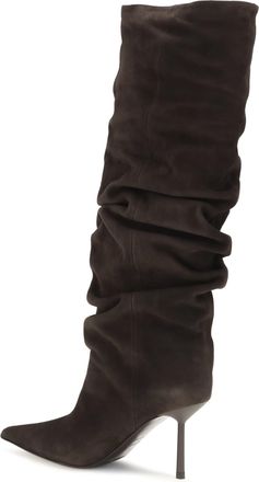 Le Silla Womens Boots Bella Suede Brown Calf Leather