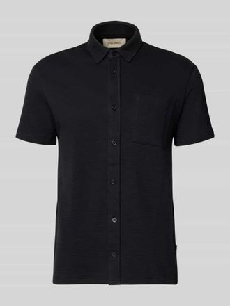 Blend Regular Fit Freizeithemd mit Kentkragen Modell FILLIP in Black, Gr&ouml;&szlig;e 3XL