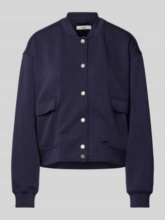 Mbym mbyM Sweatjacke mit Stehkragen Modell Danni in Marine, Gr&ouml;&szlig;e L