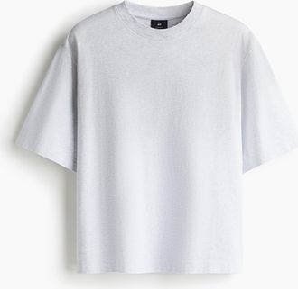 H&M T-Shirt in Oversized Fit - Grau