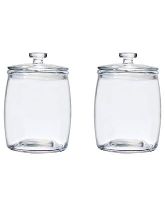 10 Strawberry Street Set Of 2 Arlo Small Glass Canisters