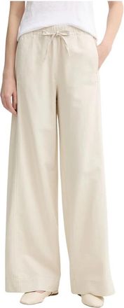 Marc O'Polo Wide Broeken - Dames - Wijde Broeken - Beige - S - Broeken
