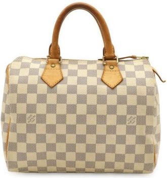 Louis Vuitton Tweedehands Canvas Louis Vuitton tassen - Dames - Vintage Handtas - Beige - ONE Size - Vintage