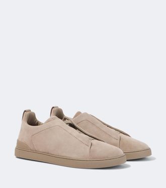 Ermenegildo Zegna Zapatillas slip-on Triple Stitch de ante