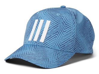 adidas Golf Tour 3-Stripes Printed Mens Cap Mens Caps Semi Blast Blue, Polyester
