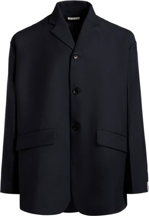 Bally single-breasted blazer - men - Wool - 46 - Blue