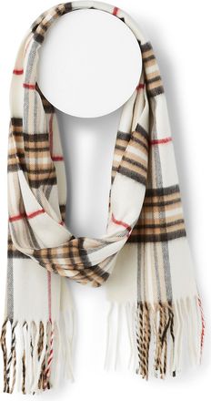 Simons Womens Sophisticated check scarf