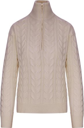Max Mara CABLE KNIT CASHMERE YARN SWEATER - Max Mara - Woman