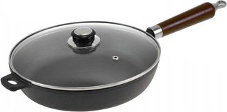 OEM Sart&eacute;n De Hierro Fundido De 30 Cm Con Tapa Krisberg Ks-2568