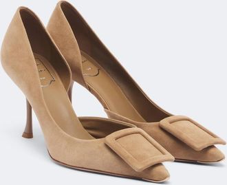 Roger Vivier Viv In The City suede pumps