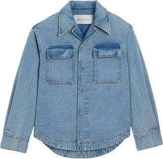 Ami Denim Shirt with Classic Collar