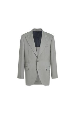Brunello Cucinelli Gabardine blazer in Khaki at Nordstrom, Size 46 It
