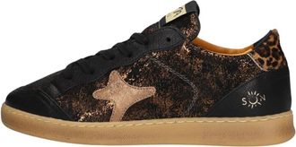 Ama brand Deluxe Sneaker Sun - Dames - Schoenen - Zwart - Maat: 42 EU Leer