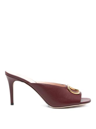 Valentino Garavani Vlogo Signature Leather Mules