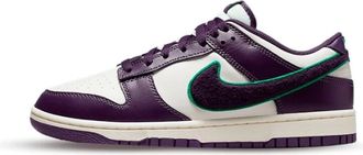 Nike Fitness, Heren, Veelkleurig, 43 EU, Leer, Dunk Low Chenille Swoosh