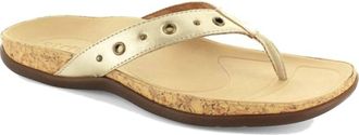 Strive Footwear Womens Saria Sandals In Gold Metalic