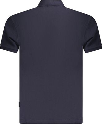 Napapijri Logo-Embroidered Cotton Polo - Navy
