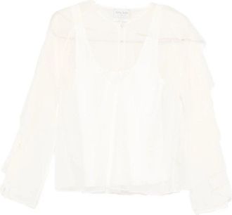 Forte_Forte Camicia Volants Contemporary Chiffon