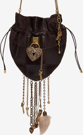 Chloé Herzförmige Schultertasche aus Leder Château Treasures