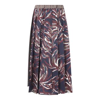 Max Mara Dames, Rokken, Veelkleurig, Maat: XL Katoen