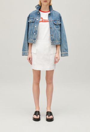 Claudie Pierlot Jupe courte blanche