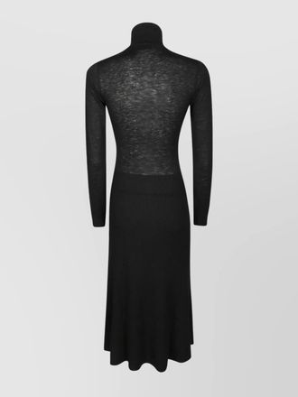 Elisabetta Franchi turtleneck midi dress