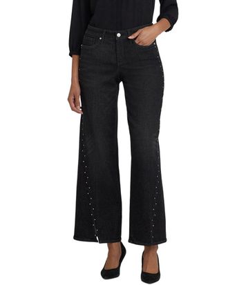 NYDJ Teresa French Nightfall Wide Leg Jean