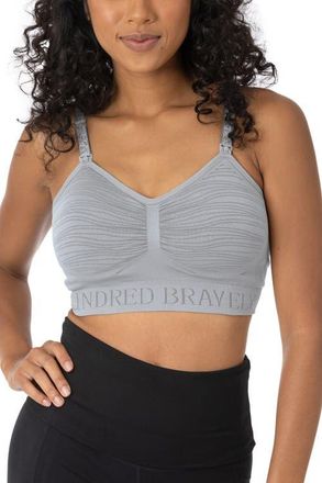Kindred Bravely Sublime Hands-Free Pumping & Nursing Bra - Fits 30B-36D in Grey at Nordstrom, Size X-Large C