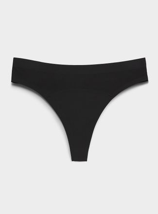 Knix Womens UltraThin No-Show thong period panty Absorption: light