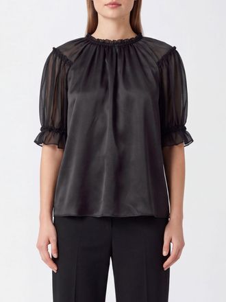 Ulla Johnson Blusa Alina in pura seta con maniche a palloncino