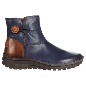 Pikolinos Cazorla Leather Womens Ankle Boots - Blue - Size:UK 4-4.5