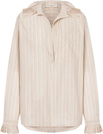 Philosophy di Lorenzo Serafini Camicia a righe - Toni neutri