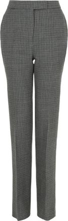Ferragamo Wool Houndstooth Trousers
