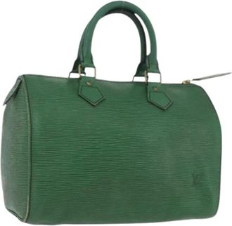 Louis Vuitton Pre-owned Handbags, female, Green, Size: ONE SIZE Pre-owned Speedy 25 Hand Bag