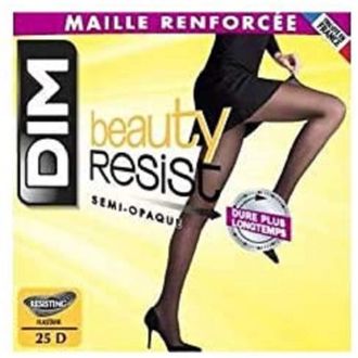 Dim Dim Womens Beauty Resist Semi Opaque Tights x2 Black L