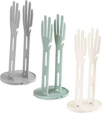 OEM Soporte De 3 Piezas Para Guantes De Cocina Con Base De Drenaje, Almacenamiento Para Guantes De Fregar Y Pa&ntilde;os De Cocina, Accesorio Pr&aacute;ctico Para El Fr