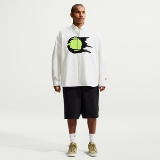 Nike Mens Club Rules French Terry Shorts in Black | IQ8422-010