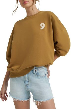 Wrangler x Lainey Wilson Cotton Blend Sweatshirt in Brown at Nordstrom, Size X-Large