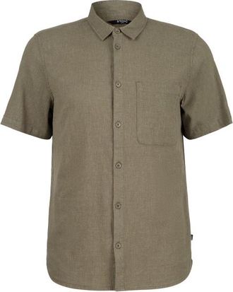 Stoic Hemp54 BjurholmSt. S/S Shirt Hemd f&uuml;r Herren | grau/beige