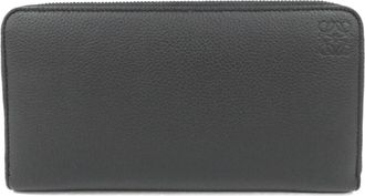 Loewe Black Leather Long Wallet (Bi-Fold) (Pre-Owned)