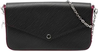 Louis Vuitton Pre-owned Cross Body Bags, female, Black, Size: ONE SIZE Pre-owned Leather Crossbody Bag